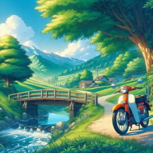 アニメ「スーパーカブ」ストーリーの魅力と美しい風景描写を楽しむ